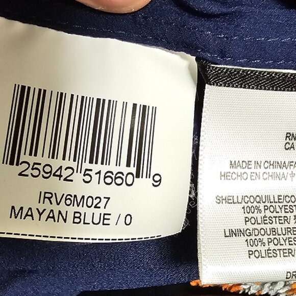 BCBGMAXAZRIA Runway Draped Navy Strapless Dress in size 0 - Picture 7 of 7